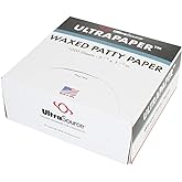 UltraSource Patty Paper, 5.5" x 5.5" 1000 Sheets, Made in USA | Food-grade separator paper for hamburger patties, burgers, freezer storage, portioning, and food preparation.