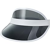 Sun Visor Hat Women Men, Clear Plastic Poker Visors, Tennis Beach Sport Sunshade Hat Bicycle Sunhat Headwear