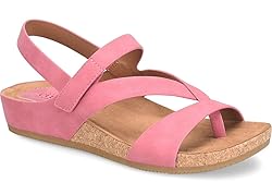 Eurosoft Women's Gianetta Flat Sandal, Light Pink, 9