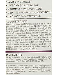 Syntrax Nectar Grab N Go Proteína WHEY, Wild Uva, 12 Count (27g) paquetes