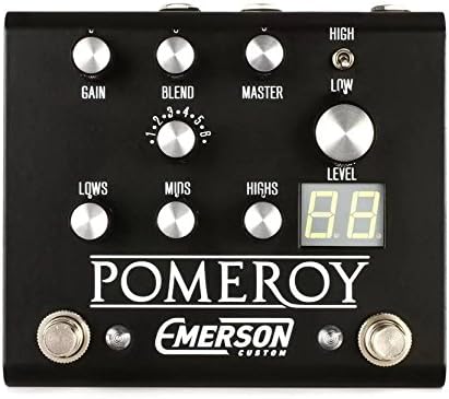 Emerson Custom Pomeroy Boost Overdrive Distortion Pedal - Black
