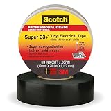 Scotch Super 33+ Vinyl Electrical Tape, 3/4 Inch x 66-Foot (2 Pack)