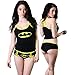 DC Comics Batman Logo Glow in the Dark Cami Tank and Panty Set (Juniors Large)