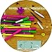 VANVENE 24-Count [12+12] Bouquet of Zephyranthes Assorted Color Flower Pen, Novelty Design Flower Arrangement Style Extra Fine Gel Pen of Grass and Zephyranthes