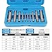 10 Pcs Tap Extractor Set Broken Head Screw Remover Steel Screw Remover Tool 3 Types