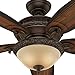 Hunter Fan Company 54014 Hunter Claymore Indoor Ceiling Fan with LED Light and Pull Chain Control, Brushed Cocoa