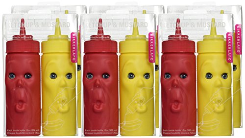 Kikkerland Blink Ketchup and Mustard Bottles