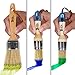 1st Place Chalk & Wax Pure Bristle Brushes - Hand Made - Complete Set (3 Brushes)