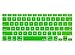 Kuzy - GREEN Keyboard Silicone Cover Skin for MacBook Pro 13