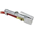 Milton 556 Heavy-Duty Analog Tire Inflator with Pressure Gauge, 6' Hose Large Bore Air Chuck, Made in USA (OSHA Compliant) 10-160 PSI