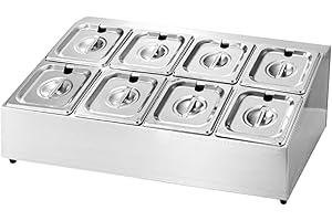 Generic Commercial Jams Box Condiment Prep Station with Containers Canisters Spice Container Condiment Set for Restaurant Com