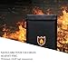 Fireproof Document Safe Bag, Fire & Water Resistant Safe Pouch with Zipper Enclosure Envelope for Confidential Secret Files Money/Passport/Legal Documents Valuables Protection (15
