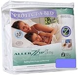 AllerZip Waterproof Bed Bug Proof Zippered Bedding Encasement, Twin XL DEEP Size (Fits 11