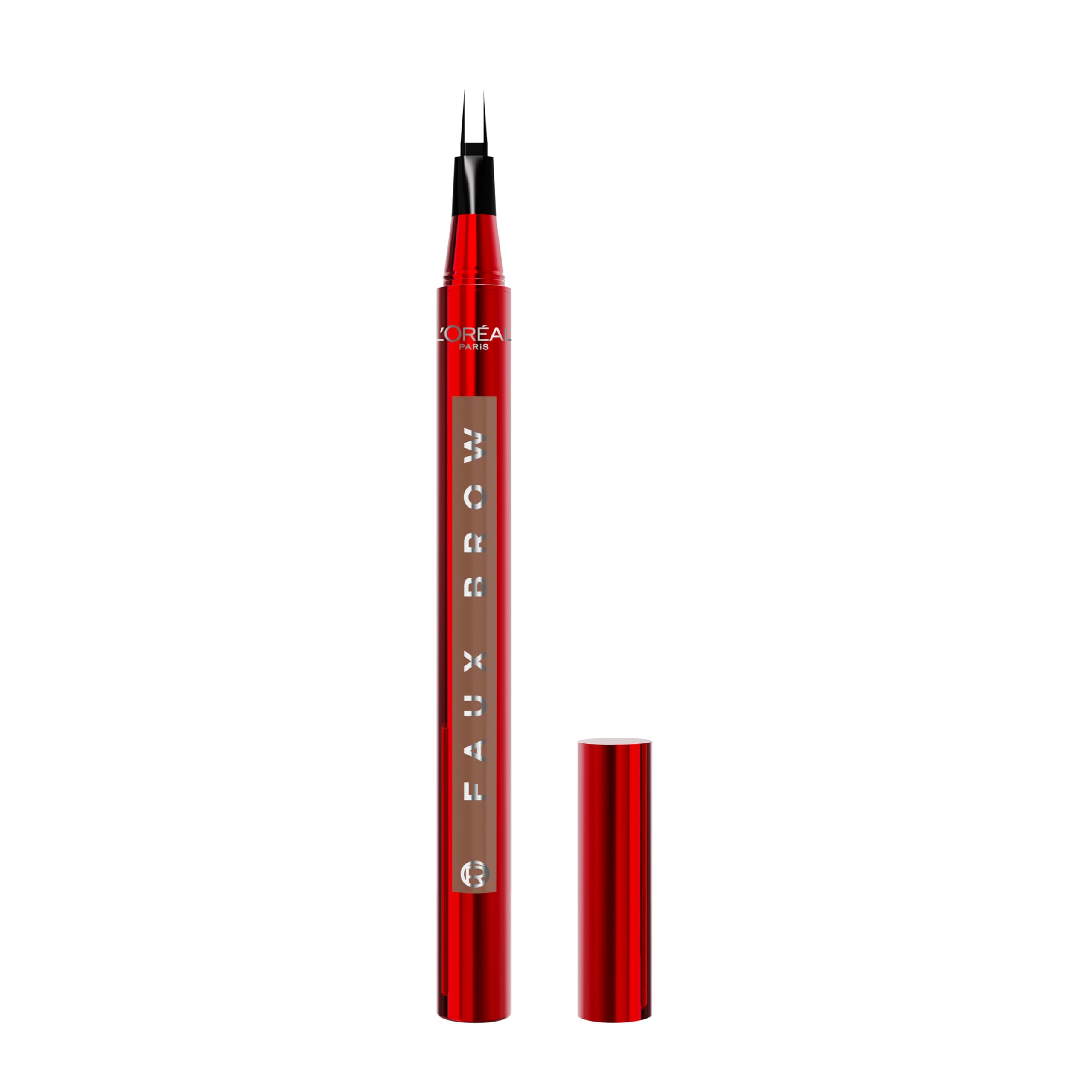 Photo 1 of L'Oreal Paris Faux Brow, Hair-Like, Filling Eyebrow Pen with Double-Brush Tip, Fast & Precise Eyebrow Makeup, Blonde, 0.04 Fl Oz