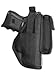 Barsony New Gun OWB Belt Holster w/Magazine Pouch for Compact 9mm 40 45 Pistols