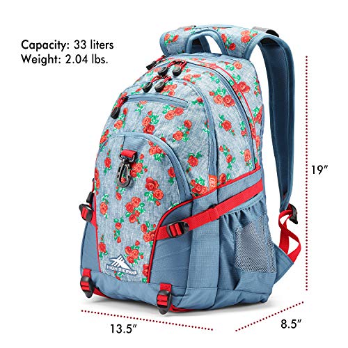 image for High Sierra Loop Backpack for Men and Women, Compact Bookbag Backpack 