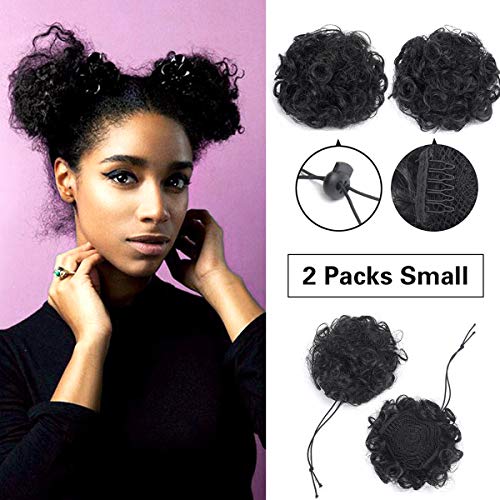 Synthetic Curly Ponytail Short Elastic Drawstring Ponytail African