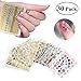 RUIMIO 30 Sheet Nail Stickers Decals 3D Nail Art Stencils Designs
