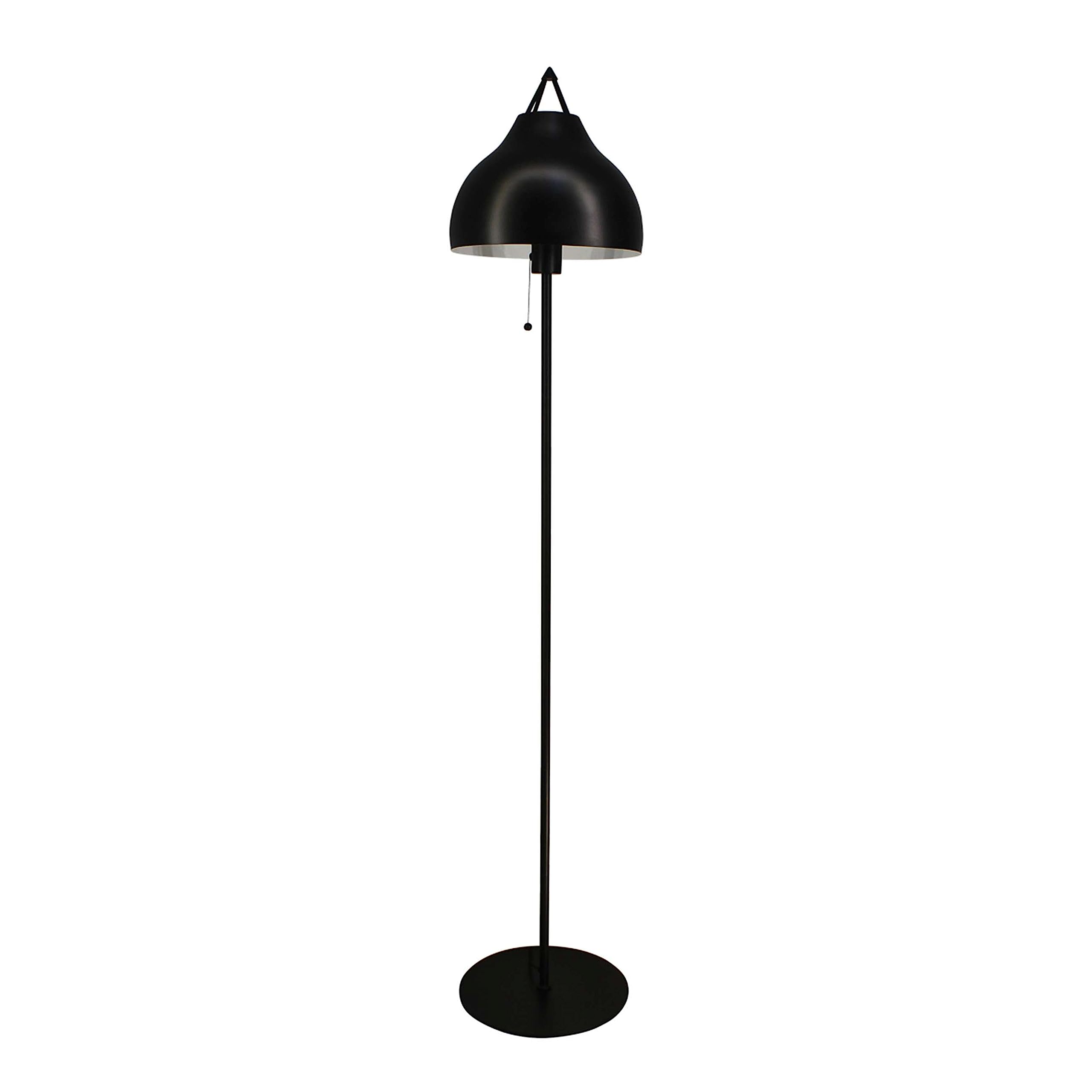 Dyberg Larsen Pyra Floor Lamp, 29 cm Diameter, Matt Black