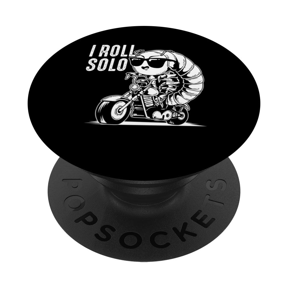 Isopod Roly Poly Pill Bug Rollie Pollie Insect I Roll Solo PopSockets Swappable PopGrip