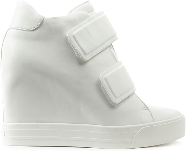 white high top trainer