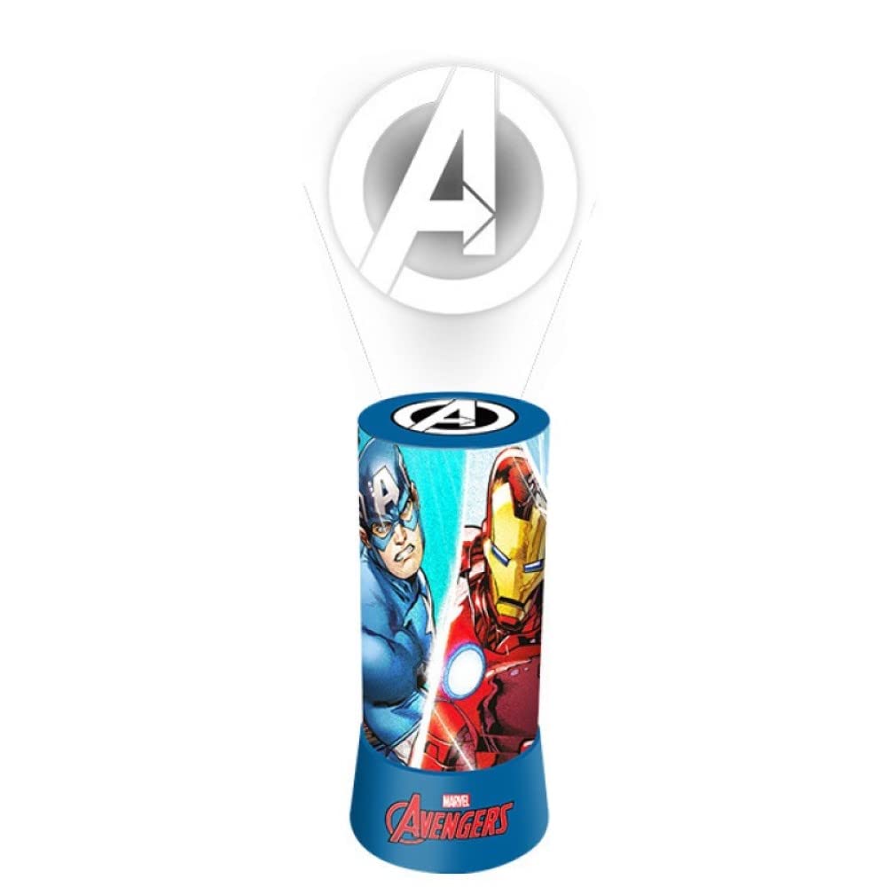 Kid Licensing Avengers Cylindrical Led Projector - Company Light