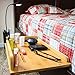 MintCreek Bed Shelf 2.0 | Easy Device Charging | College Dorm, Bedside Storage, Bunk Beds | Removable Sides | 10 Power Cord Slots | Bedside Organizer (USB Bonus=$30 Value)