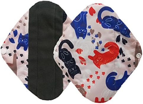 Baomabao 2 Pcs Towel Pad Reusable Bamboo Cloth Washable Menstrual Pad Mama Sanitary