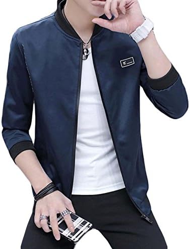 Bscoolジャケット メンズ ブルゾン 薄手 春 ジャンパー ストリート Fダークブルー コート ジャケット 通販 Amazon