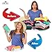 Lekors - Travel Space Saver Bags - 5 Medium and 5 Large Roll Up Storage Bags - Pack of 10 Compression Packing Bags - Double Zipper - Reusable - No Vacuum or Pump Needed