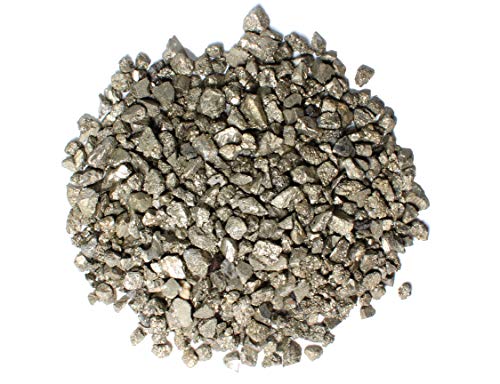 Dey Designs 1/2 Lb Pyrite Fools Gold Chips - Iron Pyrite Raw Crystal Stones - Healing Crystals - Raw Natural Rough Stones - Crystal Healing Stones