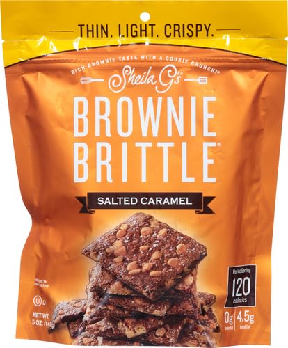 BROWNIE BRITTLE SALTED CARAMEL, 5 OZ