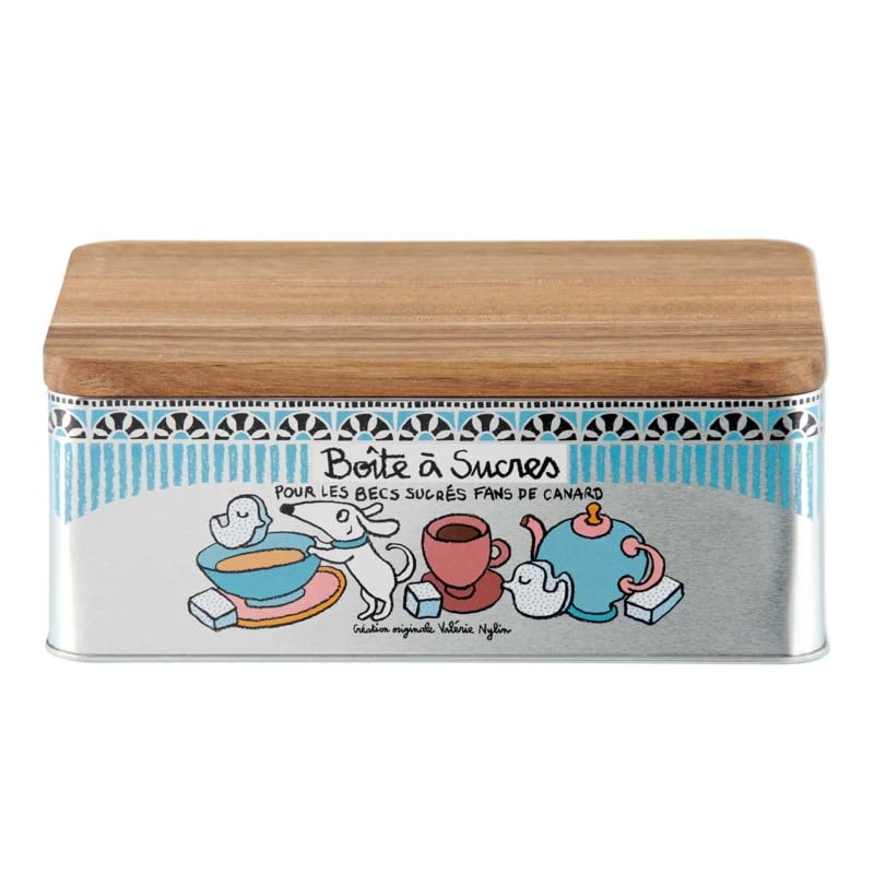 Derrière la Porte (DLP) Wooden Sugar Box with Duck Design