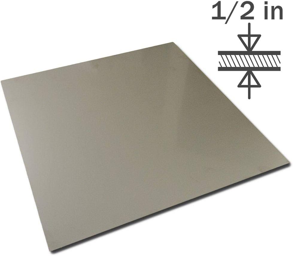 0.5" 316L Stainless Steel 2D HRAP Plate 12"X47"