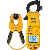 Digital True RMS Test ATTPC3 Pipe Clamp K-Type Meter, HVAC 4000 Counts Voltmeter, Measures AC Amps AC/DC Volts Microamps Temperature Frequency Resistance Capacitance Cycle NCV Diode Test
