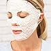 LACE YOUR FACE Patented Compression Facial Mask, AS SEEN ON SHARK TANK, Reusable Biodegradable Cotton Anti Aging Skin Care, Hydrating Rose Water, 4 pack