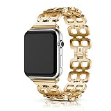 ANCOOL Apple Watch Band Custom Stainless Steel Bracelet Replacement Metal Watch Bands for Apple Watch All Models