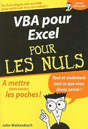 VBA pour Excel