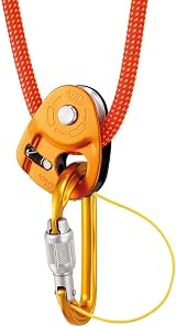 Petzl M39A TL Sm'D Ultra-Light Asymmetrical Carabiner Triact-Lock Yellow view 5