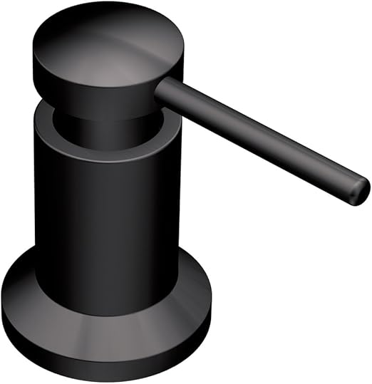 Moen 3942bl Deck Mounted Kitchen Soap Dispenser With Above The