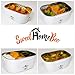 Sweet Home Bee 2 in 1, Electric Lunch Box –FAST HEATING, Car, Truck, Home Use, Portable Food Warmer Heater with Food Grade Removable Stainless Steel Container and Fork