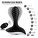 Vibrating Anal Sex Toys with 10 Amazing Vibration Patterns, PALOQUETH Smooth Silicone Anal Vibrator Butt Plug Massager and Wireless Remote Control are Designed for Maximum Pleasure