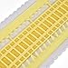 Pueri Embroidery Floss Organizer 50 Positions Sewing Needle Pins Holder Cross Stitch Kit Embroidery Thread Project Dedicated Tool DIY Sewing Tools (Jelly Yellow)
