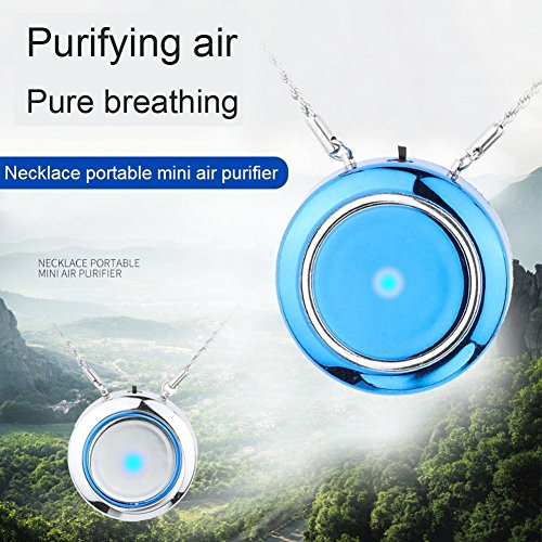 image for WOOLALA Personal Wearable Air Purifier Necklace/Mini Portable Air Fres