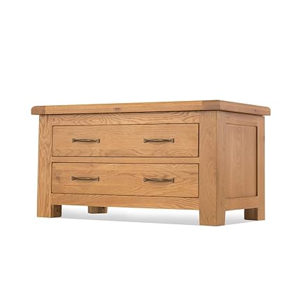 Buckingham Oak Chunky Blanket Box Perfect For End Of Bed 2