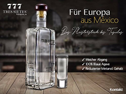 Tequila Tres Sietes 777 Silver - 700ml – Bild 5