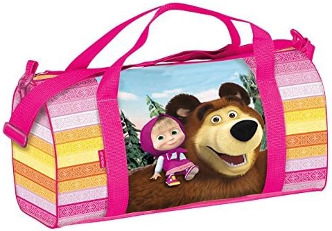 Montichelvo Masha And The Bear Travel/Sports Bag, Pink by Montichelvo