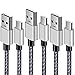 USB Type C Cable, AOKER [3ft/6ft/10ft] Nylon Braided Long Cord USB Type A to C Charger Cord for Samsung Galaxy S8 plus, Galaxy S8,Google Pixel, Pixel XL, LG G6 V20 G5, Nintendo Switch (3ft/6ft/10ft)