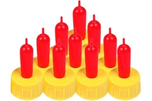 Lucky Farm Lamb Rubber Pacifier Milk Drink Nipples 10pcs for Feeding Sheep Goat Lamb Puppy