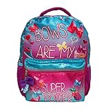 UPD JoJo Siwa 16 My Super Power Kids Backpack - Pink - Includes 1 JoJo Bow Hair Tie